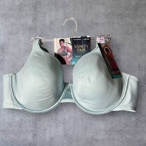 New Vanity Fair Convertible T-Shirt Bra Womens 40D Green Full Coverage Underwire